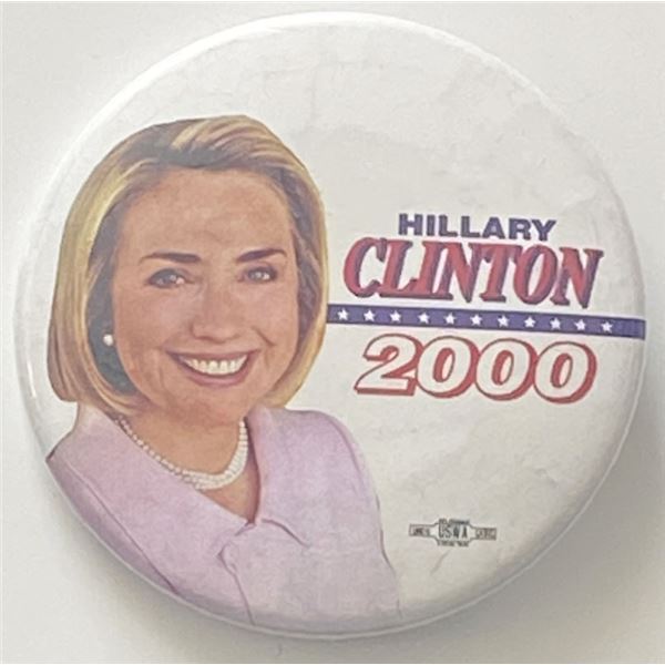 Hilary Clinton 2000 Campaign pin