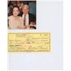 Image 1 : Dorothy Lamour signed check