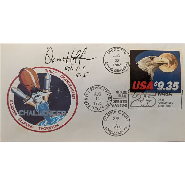 Jeffrey Hoffman Signed NASA 25th Anniversary Challenger First Day Cover