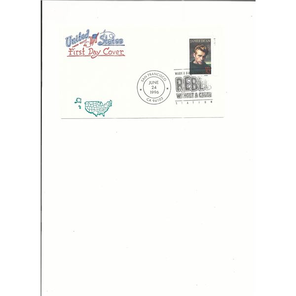 Rebel Without a Cause - First Day Cover - San Francisco, CA - 1996