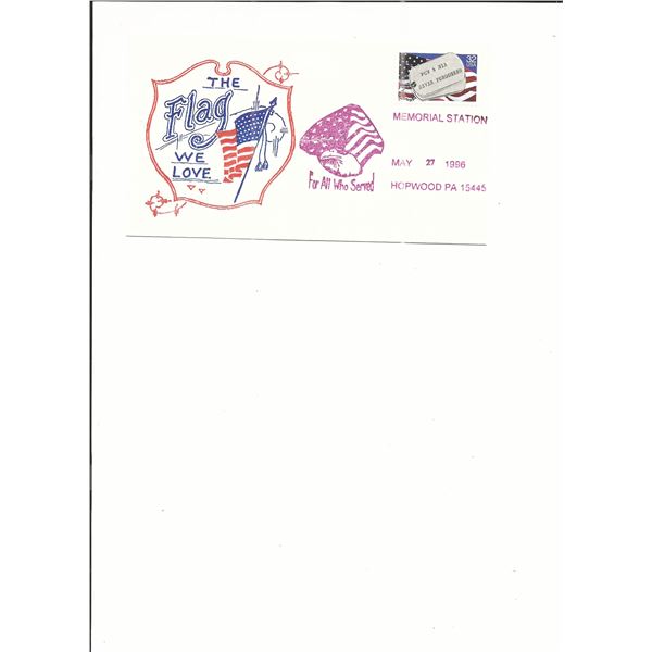 Hopwood, PA - Memorial Station - First Day Cover - 1996