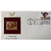 Image 1 : Songwriters Hoagy Carmichael Gold Stamp Replica First Day Cover