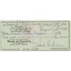 Image 1 : Five Fingers David Hedison signed check