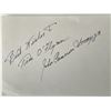 Image 1 : Commentator John C. Swayze autograph note