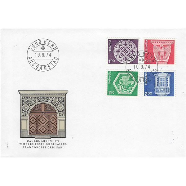 Swiss - First Day Cover - 1974