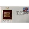 Image 1 : Big Band Leaders Benny Goodman Gold Stamp Replica First Day Cover