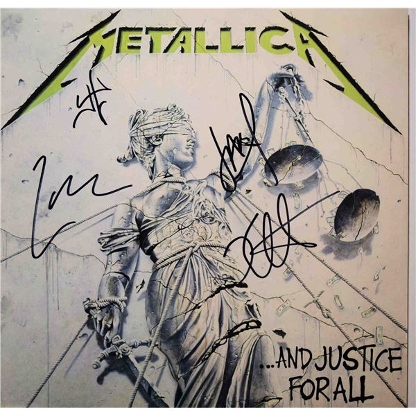 Metallica signed Accustic Live album
