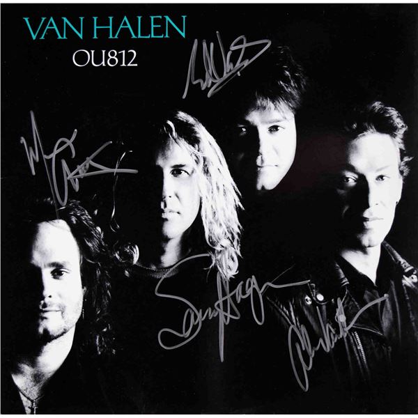 Van Halen signed OU812 album