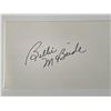 Image 1 : The Shing Billie McBride autograph note
