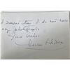 Image 1 : Tarzan actress Maureen O'Sullivan signed note