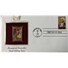 Image 1 : Black Heritage Series Benjamin Banneker Gold Stamp Replica First Day Cover