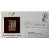 Image 1 : General Bernardo de Galvez Battle of Mobile, 1780 Gold Stamp Replica First Day Cover