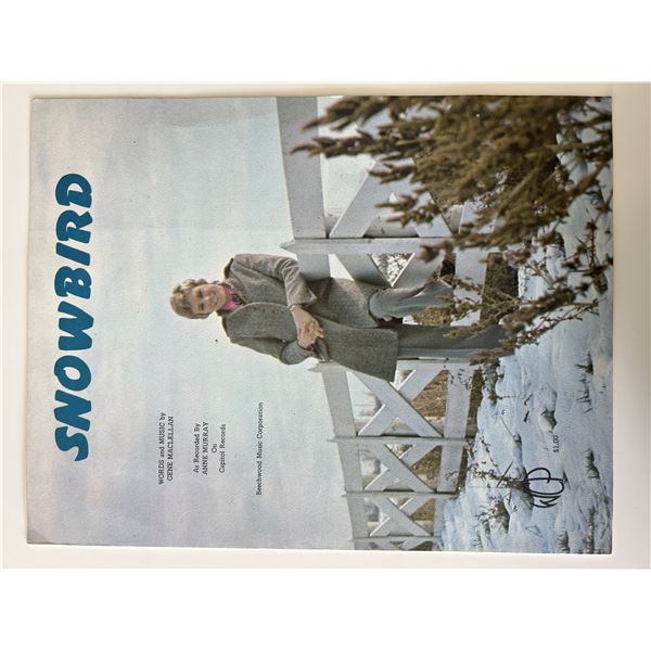 Anne Murray Snowbird music book