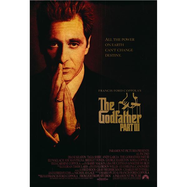 The Godfather Part III 1990 original movie poster