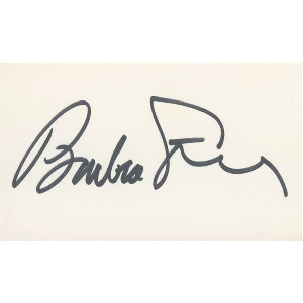 Barbara Streisand original signature