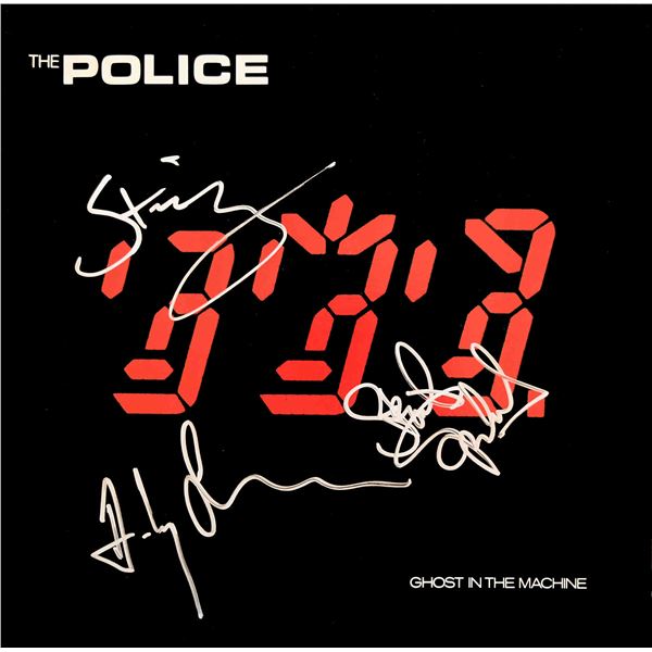 The Police signed Ghost In The Machine album
