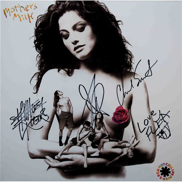 Red Hot Chili Peppers signed Mothers Milk album