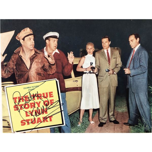 The True Story of Lynn Stuart signed lobby card