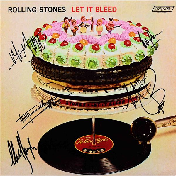 The Rolling Stones signed Let It Bleed album