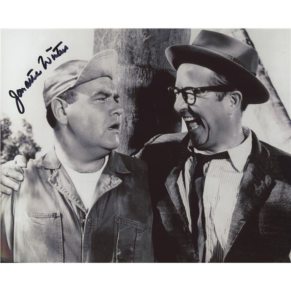 Jonathan Winters signed movie photo