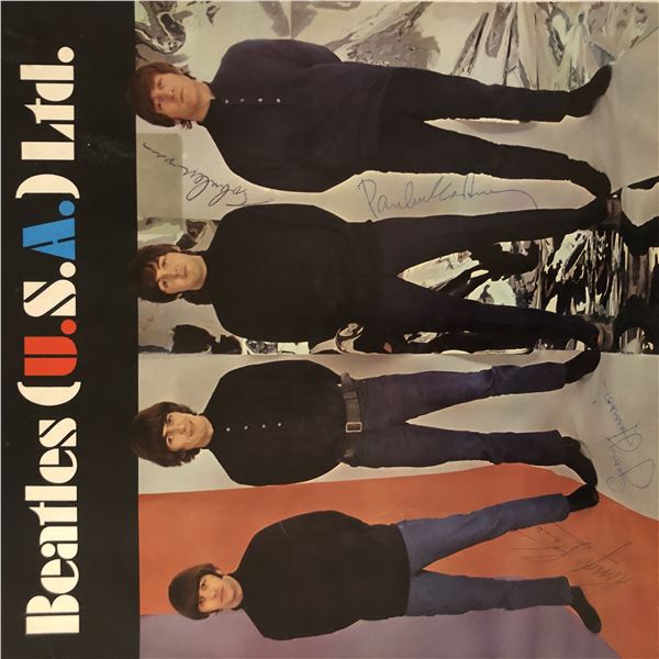 The Beatles signed tour program