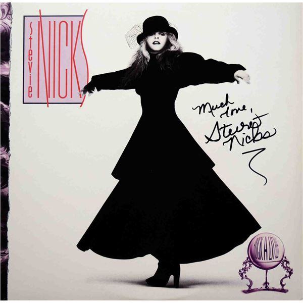 Stevie Nicks signed Rock A Little album