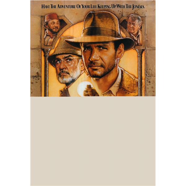 Indiana Jones and the Last Crusade 1988 original vintage movie poster