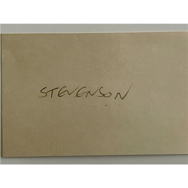 Cartoonist James Stevenson original signature