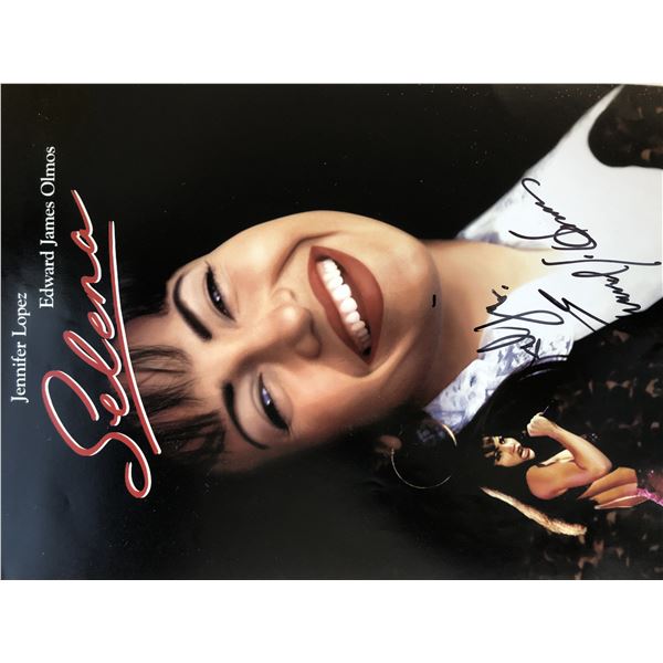 Selena signed mini movie poster