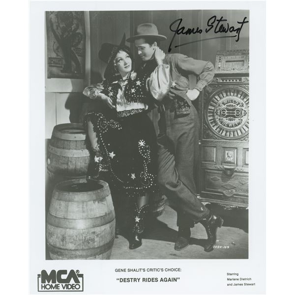 Jimmy Stewart signed photo