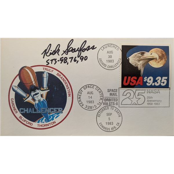 Richard A. Searfoss Signed NASA 25th Anniversary Challenger First Day Cover