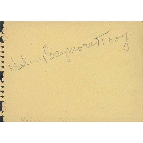 Helen Troy signature cut