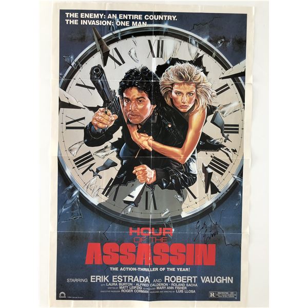 Hour of the Assassin signed movie poster