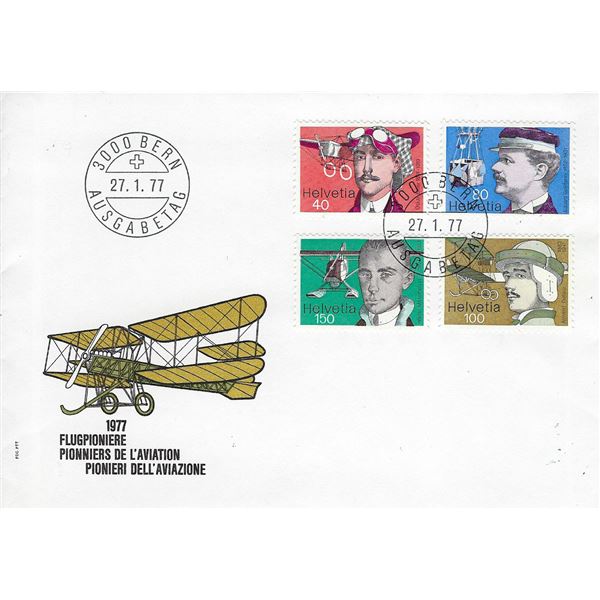 Swiss - First Day Cover - 1977