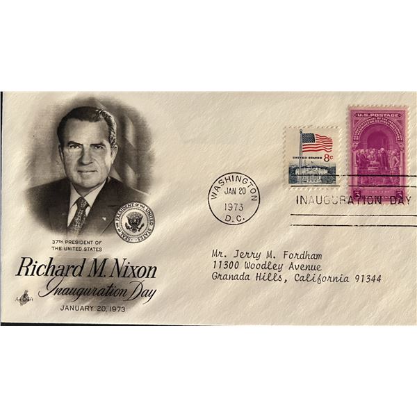 Richard Nixon Inauguration FDC
