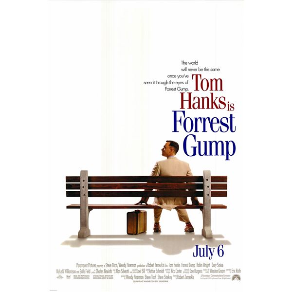 Forrest Gump 1994 original movie poster