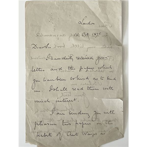 1875 signed letter