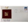 Image 1 : Special Messages Happy Birthday Gold Stamp Replica First Day Cover