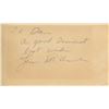 Image 1 : Jesse Unruh signed note