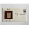 Image 1 : Organized Labor Proud and Free Gold Stamp Replica First Day Cover