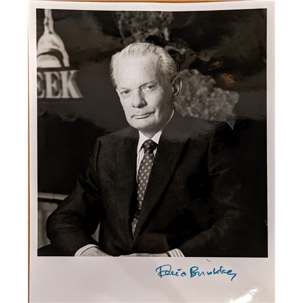 Newsman David Brinkley Signed Photo