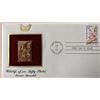Image 1 : Wildlife Of Our Fifty States Roseate Spoonbill Gold Stamp Replica First Day Cover