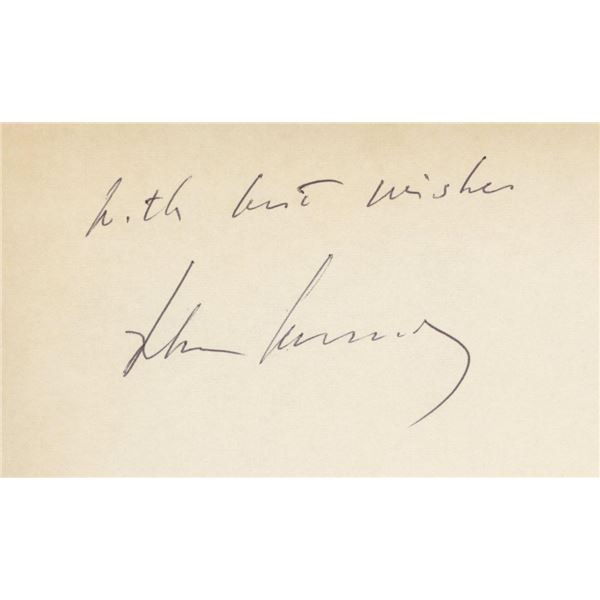 President John F. Kennedy signature cut