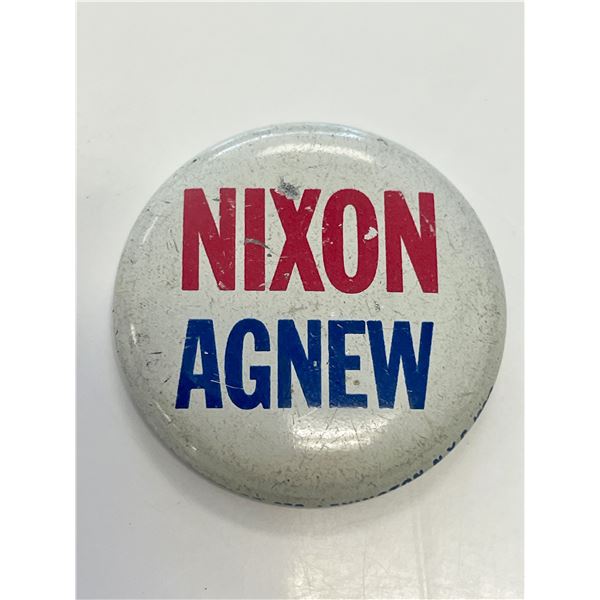 Vintage Nixon Agnew political button