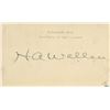 Image 1 : Henry A. Wallace signature cut