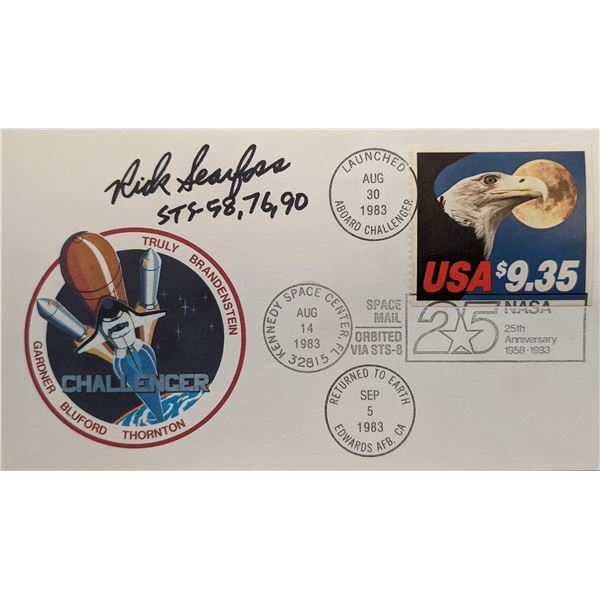 Richard A. Searfoss Signed NASA 25th Anniversary Challenger First Day Cover