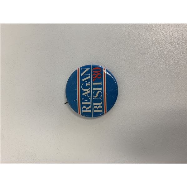 Reagan Bush 1980 pin
