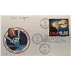 Image 1 : Robert "Bob" Crippen Signed NASA 25th Anniversary Challenger First Day Cover