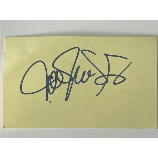 Kids on the Block Joey McIntyre autograph note