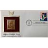 Image 1 : 100th Anniversary of The PTA Helping Children Learn Gold Stamp Replica First Day Cover